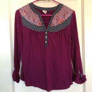 Anthropologie / Akemi + Kim Purple Blouse, M